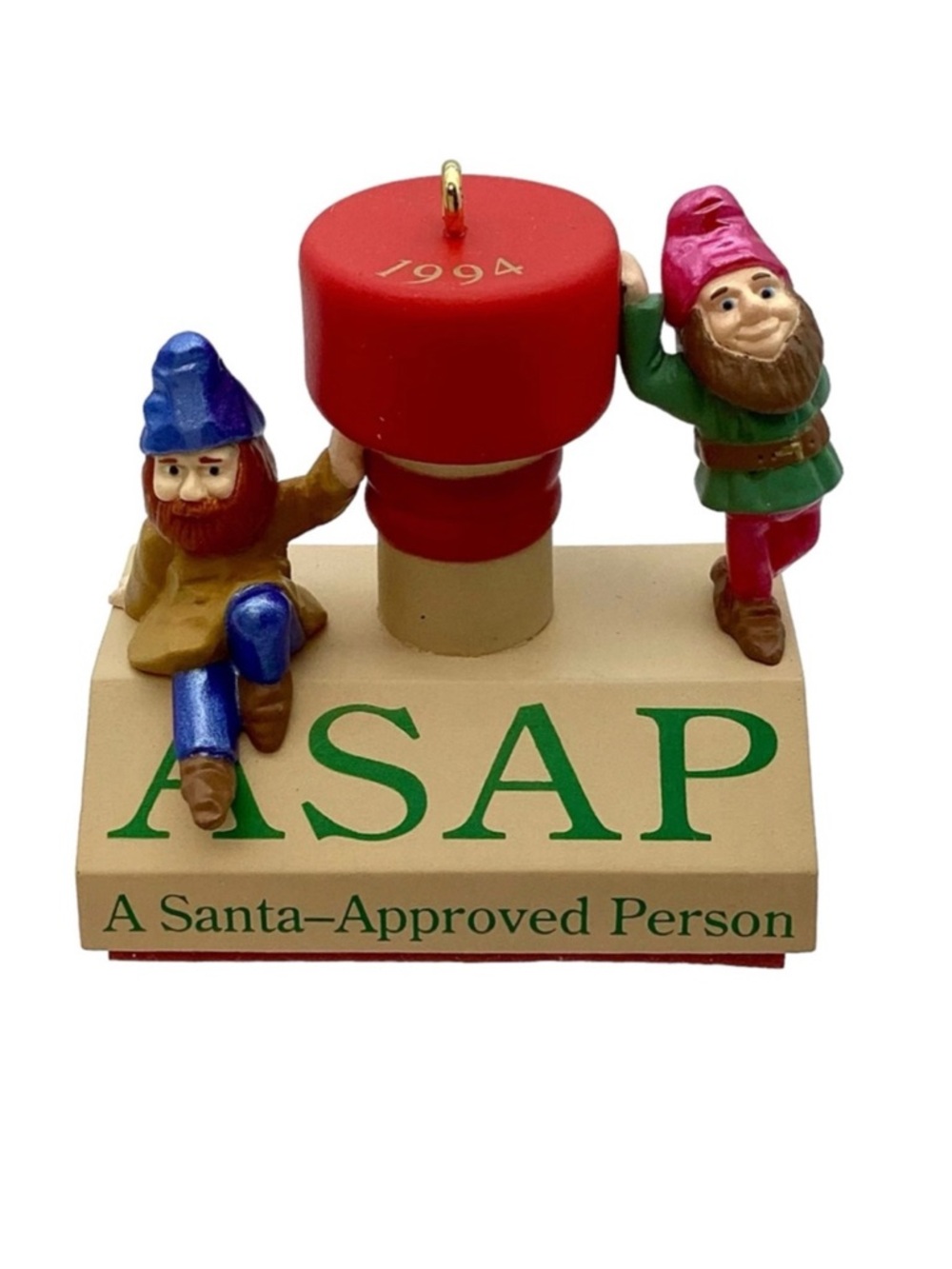 Hallmark 1994 “Stamp of Approval” Christmas Ornament